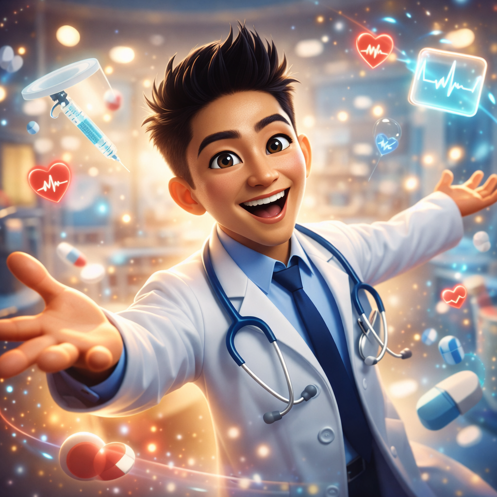 AI Image Generator - gpt-image 1.5: 3D cartoon character portrait, Pixar Disney Illumination animation style, highly detai...