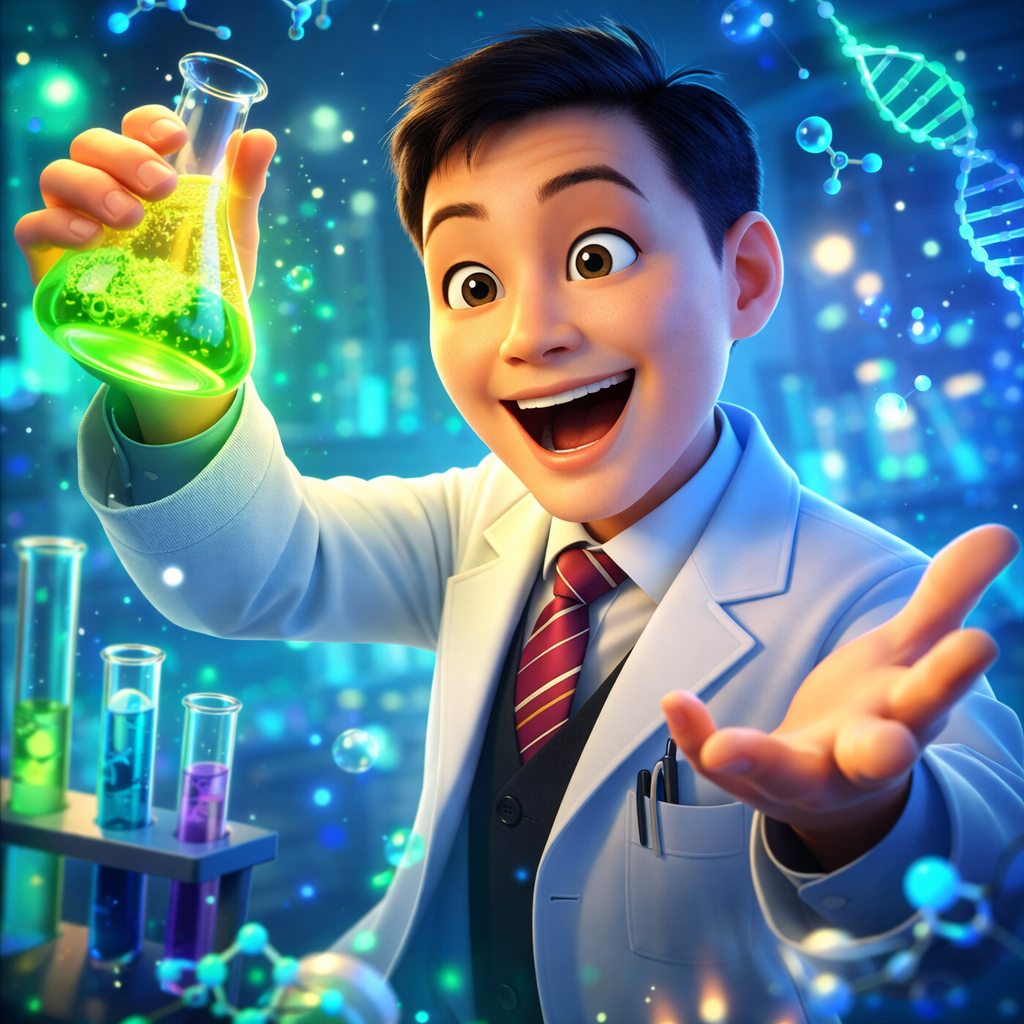 AI Image Generator - gpt-image 1.5: 3D cartoon character portrait, Pixar Disney Illumination animation style, highly detai...